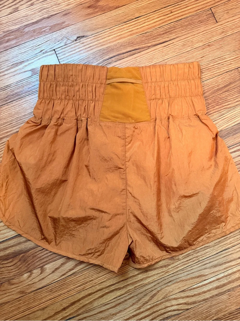 FP Movement by Free People High-Waist Rust Orange Active Shorts